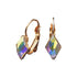 Auskari "Kristāla Rombs IV (Aurore Boreale)" ar Swarovski™ kristāliem